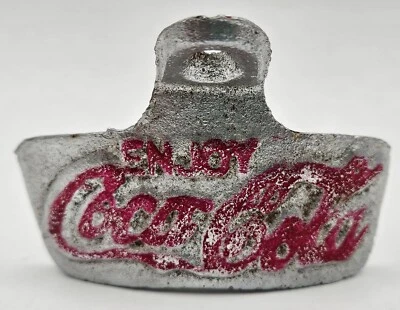 "Enjoy Coca Cola" Cast Iron Wall Mount Bottle Opener Taiwan - Image 1 of 4