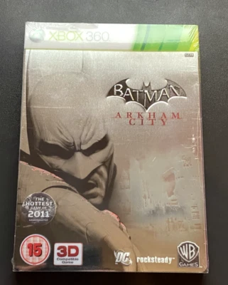 Batman Arkham City, (Steelbook Edition) Microsoft Xbox 360 - Brand New Sealed ! - Image 1 of 4