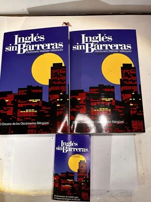Ingles Sin Barreras Diccionario English Dictionary Set 1 & 2 Translation Book - Image 1 of 4