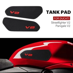 Seitliche Tankaufkleber für Ducati Streetfighter V2 Panigale V2 Tankschutz - Bild 1 von 8