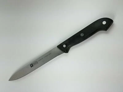 Cuchillo apto para lavavajillas Royal Norfolk Cutlery acero inoxidable mango negro 13 pulgadas Foto 1 de 4