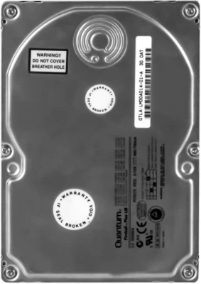 Quantum Fireball Plus LM LM30A014 30GB 7200 RPM 2MB ATA 3.5" Inch Hard Drive - Image 1 of 3