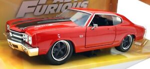 Jada 1/24 Scale 97835 Fast & Furious Diecast Dom's Chevy Chevelle SS - Red