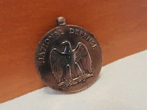 NATIONAL DEFENSE MILITARY ARMY EAGLE COPPER/BRONZE Medal/Pendant w/o Ribbon - Picture 1 of 6