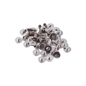 Chicago Screws Solid Belt Tack Screw Post Fastener Leather Repair M5 x 6mm kits - Picture 1 of 9