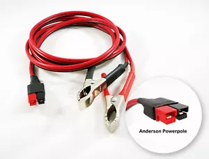 6 Fuß 72 Zoll 12 V Akku Alligator Klemme Kabel passt Anderson Powerpole Clip-on 45 Amp - Bild 1 von 4