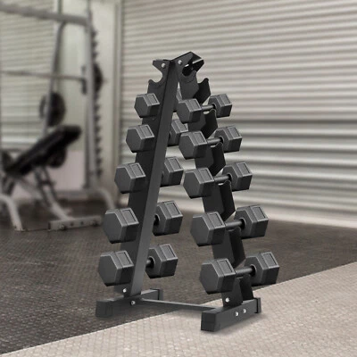 Home Gym Dumbbell Rack Stand Heavy Duty Storage Holder Shelf Weight Rack 300kg - Image 1 of 4