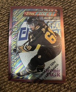 1995-1996 Topps Finest Hockey Bronze Jaromir Jagr # 70