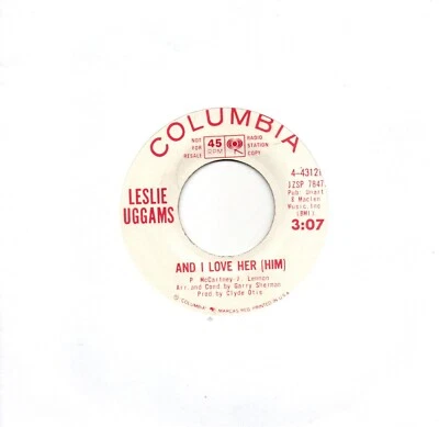 Leslie Uggams:And I love her (him)/Who do you think:US Columbia:DJ:1964 - Image 1 of 2