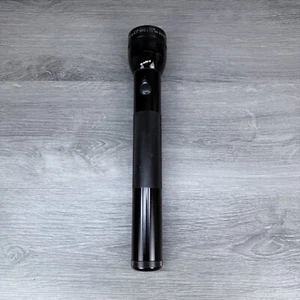 Vtg Mag Lite Flashlight Black 13” USA HD Torch Light Takes D Batteries x3 Works - Picture 1 of 13