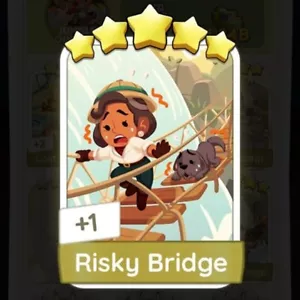 Risky Bridge - 5 Star Sticker - Monopoly Go - Picture 1 of 1