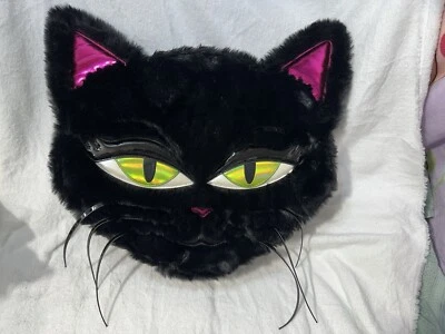 Bolso cara gato negro de felpa de gran tamaño de Current Mood x Dolls Kill Foto 1 de 4