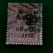Ireland: 1922 Great Britain Stamps Overprinted in Bluish Bla. Collectible Stamp.