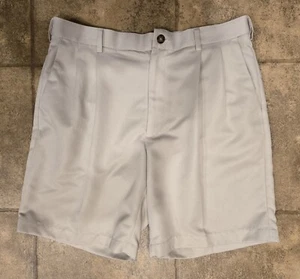 Men's Roundtree & Yorke Beige Classic Short - Size 34 - Picture 1 of 8