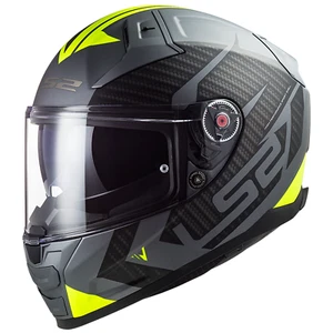 Casco de motocicleta LS2 FF811 vector 2 - divisor mate titanio amarillo alto viz - Imagen 1 de 15