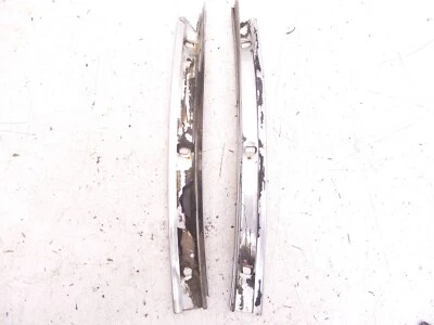 70-81 Camaro Side Window Chrome B-Pillar Vertical Weather Tracks Trim Drip - Image 1 of 4