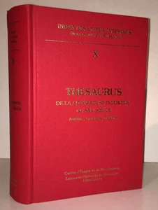 J M avec l'assistance de / Thesaurus de la Litterature Interdite au XVIe 1st ed - Picture 1 of 1
