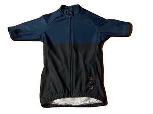 Men’s 12.16 twelve sixteen Cycling jersey small size blue A Danish brand - Picture 1 of 10