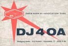 Germany Krefeld Dj4oa Radio Card 1956
