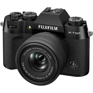 Fujifilm X-T50 (Black) w/15-45mm f/3.5-5.6 Lens & FREE 128GB SDXC*NEW* - Picture 1 of 5