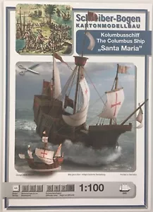 Arco de escritura maqueta de cartón barco colón Santa María | Aue-Verlag 648 - Imagen 1 de 3