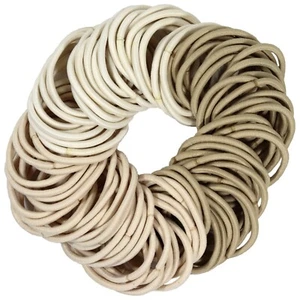 100 Pack Hair Elastics Ties Ponytail Holders Elastic Bands Bulk Lot Brown Blonde - Picture 1 of 5