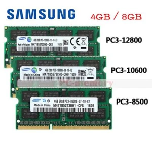 Samsung 4 GB / 8 GB 204 pin Laptop SO-DIMM Memory RAM1066MHz 1333Mhz 12800MHz - Picture 1 of 9