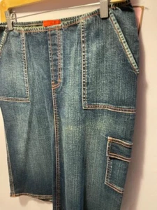 Juliet Dream Maternity Denim Jean Skirt w/3 Pockets SIze XS FAST FREE SHIP NWT - Picture 1 of 7