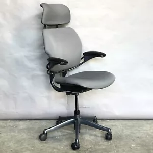 HUMANSCALE Freedom Headrest Office Swivel Task Chair VGC USA Made Ergonomic - Picture 1 of 5