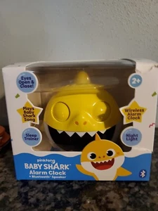 Nickelodeon Pinkfong Baby Shark Alarm Clock Sound Machine with Bluetooth Speaker - Picture 1 of 1