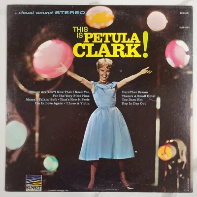 Petula Clark - This Is Petula Clark! Vinyl LP -1966 First Press- Sunset SUS 5101 - Image 1 of 4