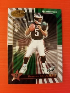 DONOVAN McNABB (SP) FOGLIA 2 STELLE #136 PHILADELPHIA EAGLES * 2000 FOGLIA NFL - Foto 1 di 3