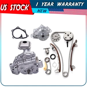 FOR TOYOTA SCION 2.4L FOR TIMING CHAIN WATER OIL PUMP 2AZFE CAMRY 01-10 - Picture 1 of 24