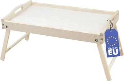 Rubberneck Betttablett Essenstablett Tablett Birkenholz 50x30 cm Natur Sehr Gut - Bild 1 von 4