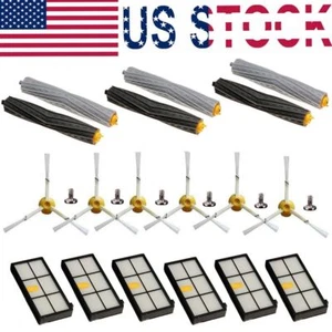 For iRobot Roomba Filters 800&900 Series Part Kit 850 890 860 980 Vacuum Brush - Picture 1 of 13