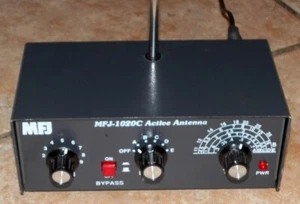 MFJ 1020C Active Antenna with AC Adapter - Zdjęcie 1 z 5