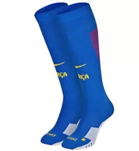 Barcelona 2016-17 Heim Nike Socken (XL) USA 11,5-15, UK 11-14,5, EUR 46-50 Neu mit Etikett - Bild 1 von 8