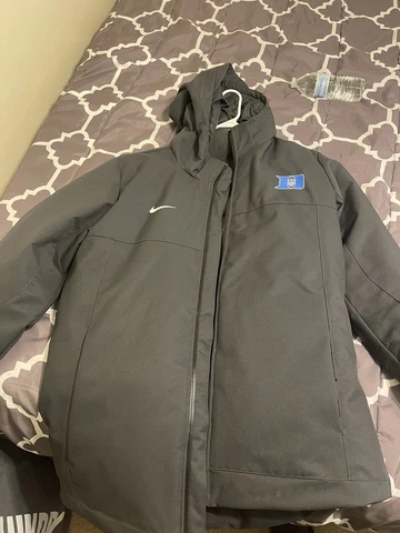 Duke Blue Devils Nike Winter Jacket, Size Men's L, BRAND NEW! Team Issued! Cover