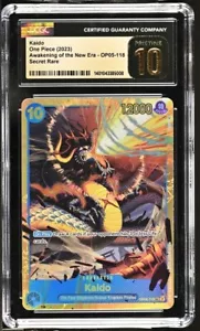 One Piece Kaido OP05-118 SEC Awakening New Era CGC 10 2023 impecable - Imagen 1 de 2