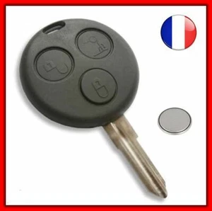 Carcasa Llave 3 Botones Con Espada para Smart Fortwo 450 Coupe Forfour Roadster+ - Imagen 1 de 1