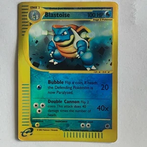 Pokemon Blastoise Reverse Holo Expedition 36/165 Card Carta  - Imagen 1 de 1
