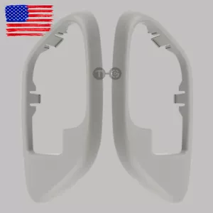 NEW Pair for 95-99 Chevy GMC Truck Inside Interior Door Handle Bezels Trim Gray - Picture 1 of 15