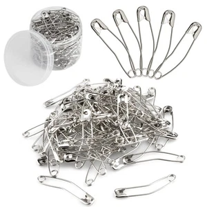 Quilting Curved Safety Pins for Quick Basting, Size 3, 100 Count - Picture 1 of 7