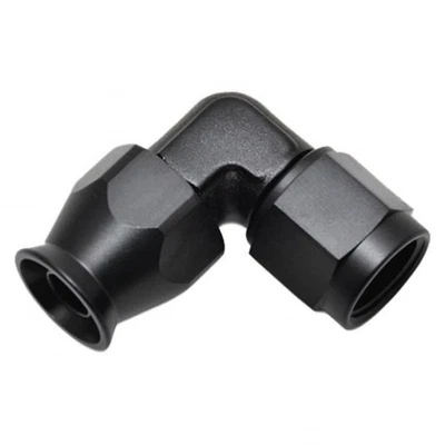 Vibrant For -6AN 90 Degree Tight Radius Forged Hose End Fitting PTFE Lined Hose - Image 1 of 2