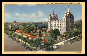 Postcard Temple Square, Salt Lake City, UT - Picture 1 of 2