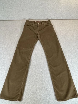 Corduroy Pants Men 32x34 Brown 549 Low Loose Cords Baggy Vintage Y2K Boho Hippie - Image 1 of 4