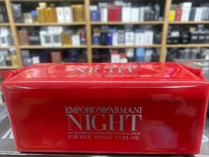 Emporio Armani Night for Her 3.4 Oz / 100 Ml Edp Spray Women Perfume Nib - Picture 1 of 3