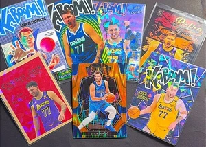 Luka Doncic Panini Select Dallas Mavericks Kaboom, Cracker Jack Art Card Lot (7) - Picture 1 of 7