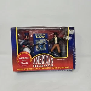 1995 American Heroes Mexican Rifleman defeats Col. William Travis Figures - Foto 1 di 7
