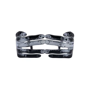 Authentische Jeremy Scott by Linda Farrow schwarz weiß JS/HÄNDE/6 Hände Sonnenbrille - Bild 1 von 6